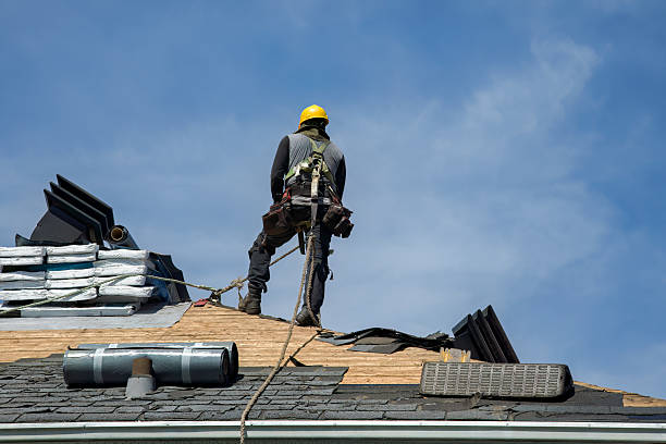 Professional Roof Installation technician working in Westdale, NY